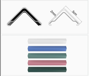 wall corner v guard PVC impact protection profile Ferozewala Pakistan