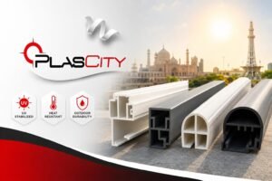 PVC and HDPE extruded profile samples tested for heat and UV resistance