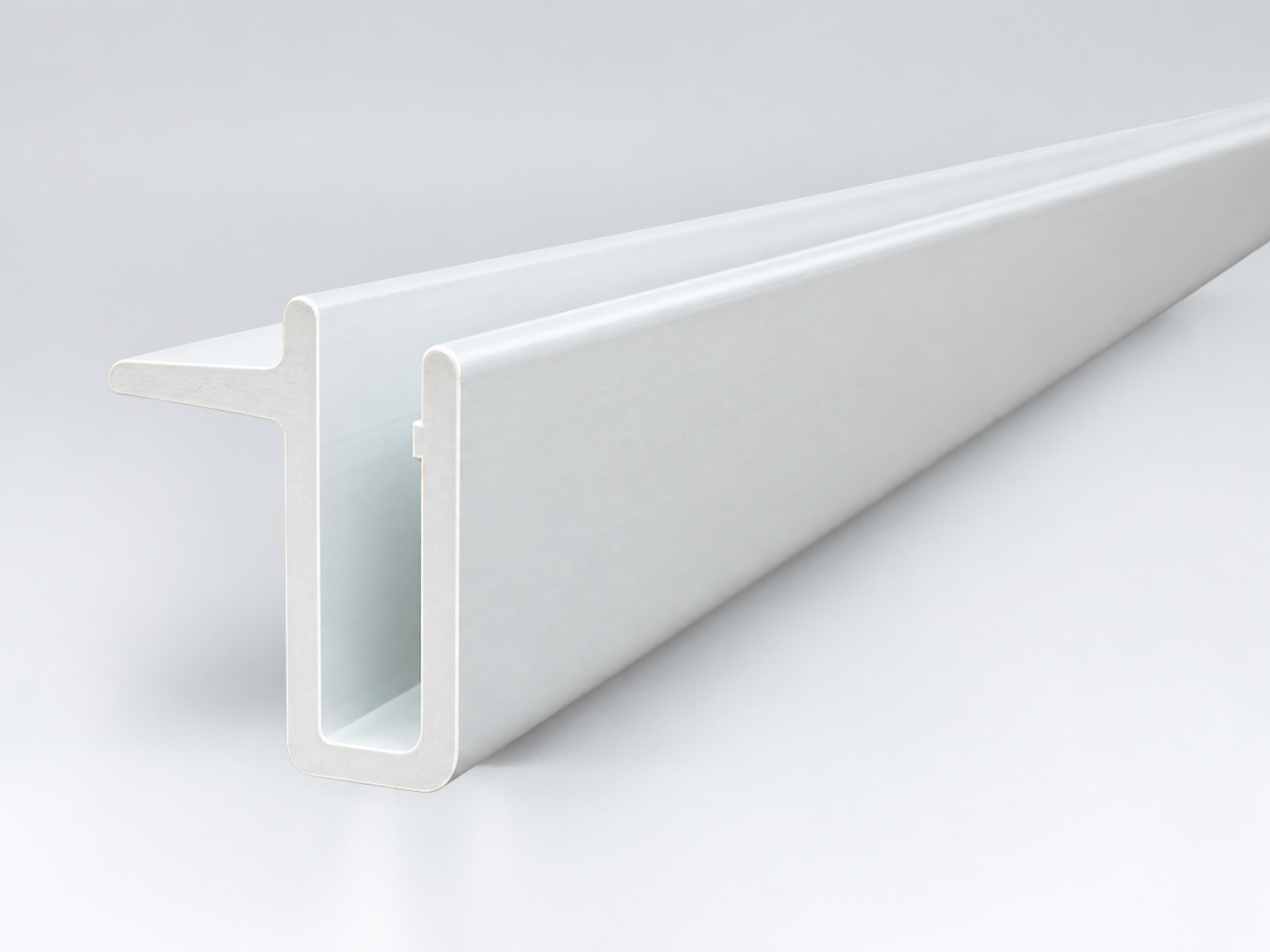 PVC sliding door track profile for deep freezers and commercial freezers by PlasCity